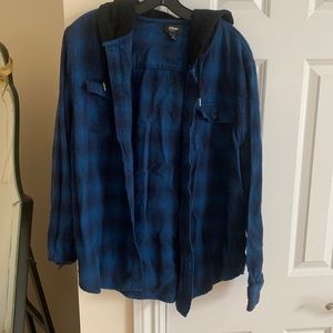 Flannel hoodie